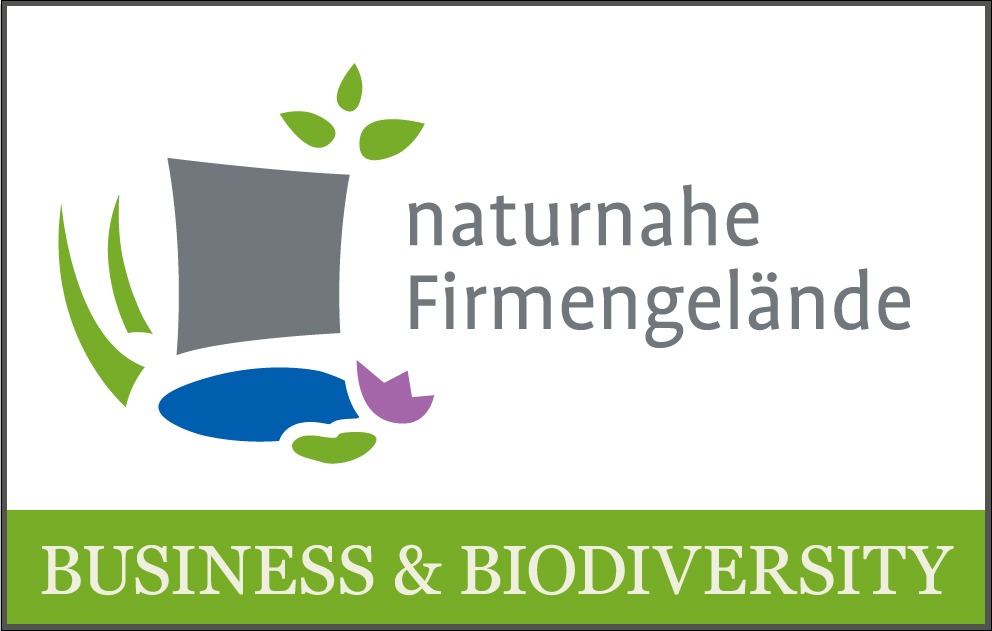 Logo naturnahe Firmengelände Business and Biodiversity
